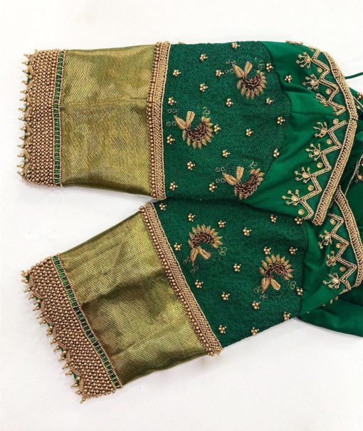 aariwork blouse bridal blouse design